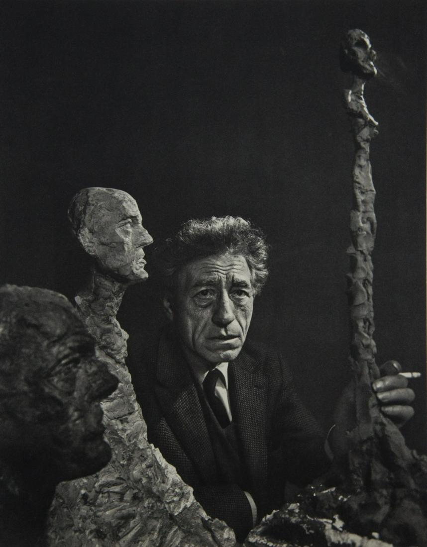YOUSUF KARSH - Alberto Giacometti, 1971: Artist: Yousuf Karsh Title: Alberto Giacometti, 1971 Medium: Sheet Fed Gravure, 1976, Switzerland Dimensions: 9x12" Unmounted Yousuf Karsh (1908-2002) was an Armenian-Canadian portrait photographer, c