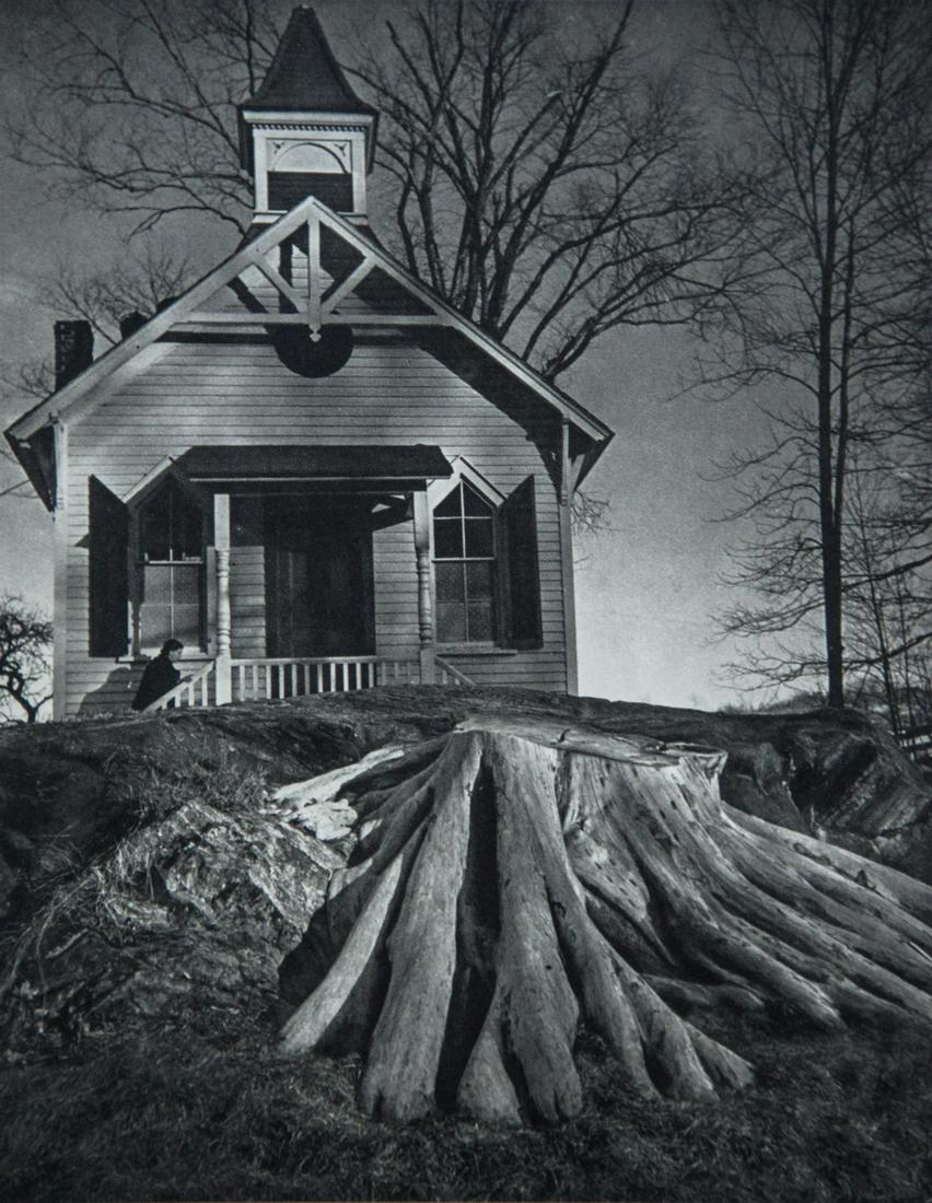 ANDRE KERTESZ - Armonk, New York, 1941: Artist: Andre Kertesz Title: Armonk, New York, 1941 Medium: Sheet Fed Gravure, 1970s, France Dimensions: 6.6x8.5" Heat Wax Mounted on 11x14" Conservation Board Andre Kertesz, born Kertesz Andor, was a