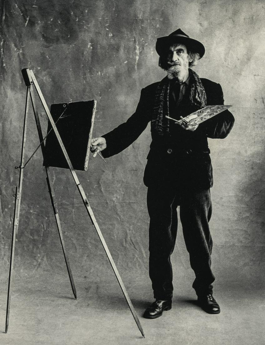 IRVING PENN - Artist Painter, Paris, 1950 (1 of 1)