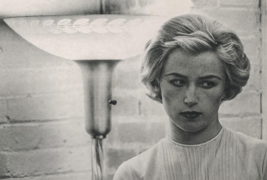 CINDY SHERMAN - Untitled Film Still #53, 1980: Artist: Cindy Sherman Title: Untitled Film Still #53, 1980 Medium: Photo Litho, 1984, Germany Dimensions: 6.7x4.5" Heat Wax Mounted on 8.5x11" Conservation Board Cindy Sherman is an American photograp
