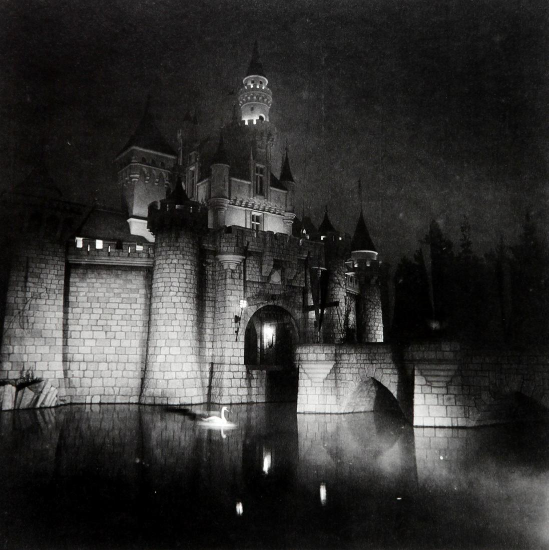 DIANE ARBUS - A castle in Disneyland California 1964: Artist: Diane Arbus Title: A castle in Disneyland California 1964 Date Printed: 1979 Medium: Heliogravure Printer Location: Milan, Italy Size: 25 x25 cm - 10x 10 inch, Mount Size: 30x40 cm - 15.7x11.8
