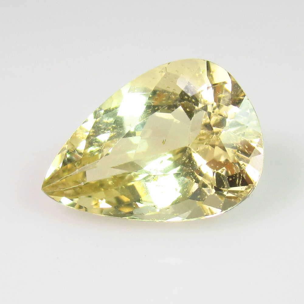 4.74 Ct Natural Yellow Beryl Pear Cut (1 of 2)