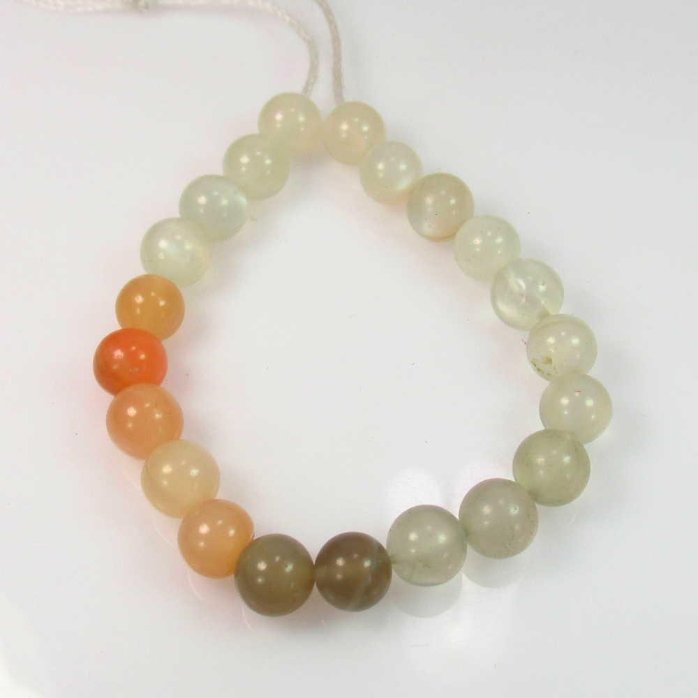 23.20 Ct Genuine 21 Drilled Moonstone Ball Beads: No Reserve! Title: 23.20 Ct Genuine 21 Drilled Moonstone Ball Beads Stone Clarity: Semi-Transparent Gemstone: Natural Moonstone Beads Carat Weights: 23.20 Size/Dimensions: 5.40 - 5.60 mm / 21 PC's Dri