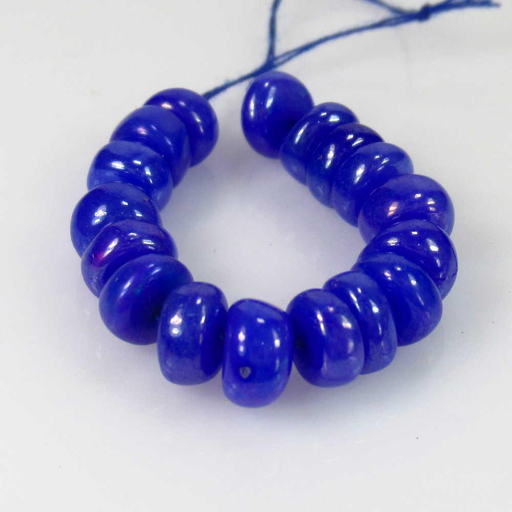 8.43 Ct Genuine 17 Drilled Round Blue Fire Opal Beads: No Reserve! Title: 8.43 Ct Genuine 17 Drilled Round Blue Fire Opal Beads Stone Clarity: Opaque Gemstone: Natural Fire Opal Beads Carat Weights: 8.43 Size/Dimensions: 5.10 to 5.60 mm / 17 PC's Drilled 