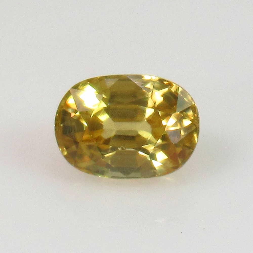 1.58 Ctw Natural Yellow Zircon Oval Cut: No Reserve! Title: 1.58 Ctw Natural Yellow Zircon Oval Cut Stone Clarity: VVS Gemstones: Zircon Carat Weights: 1.58 Size/Dimensions: 7.00 x 5.10 x 4.20 mm Additional Information: Top Luster / Excellen