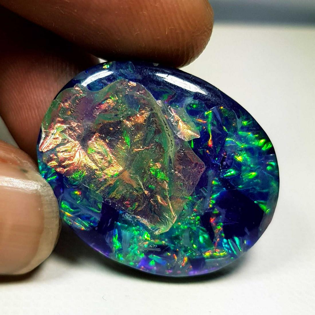 Australian Doublet Opal 26.12 ct (1 of 6)