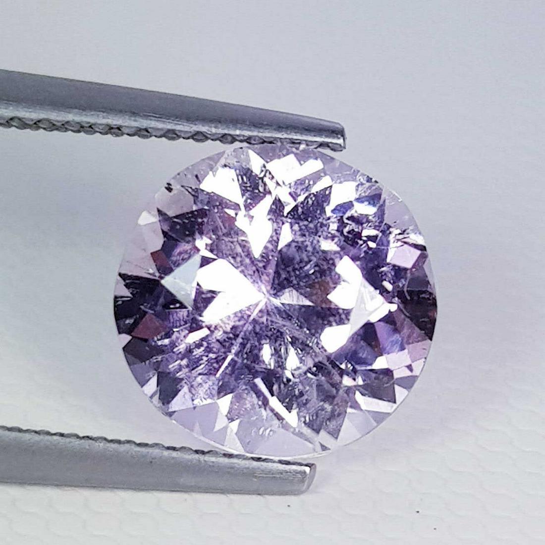 Natural Pink Kunzite Round Cut 3.85 ct (1 of 5)