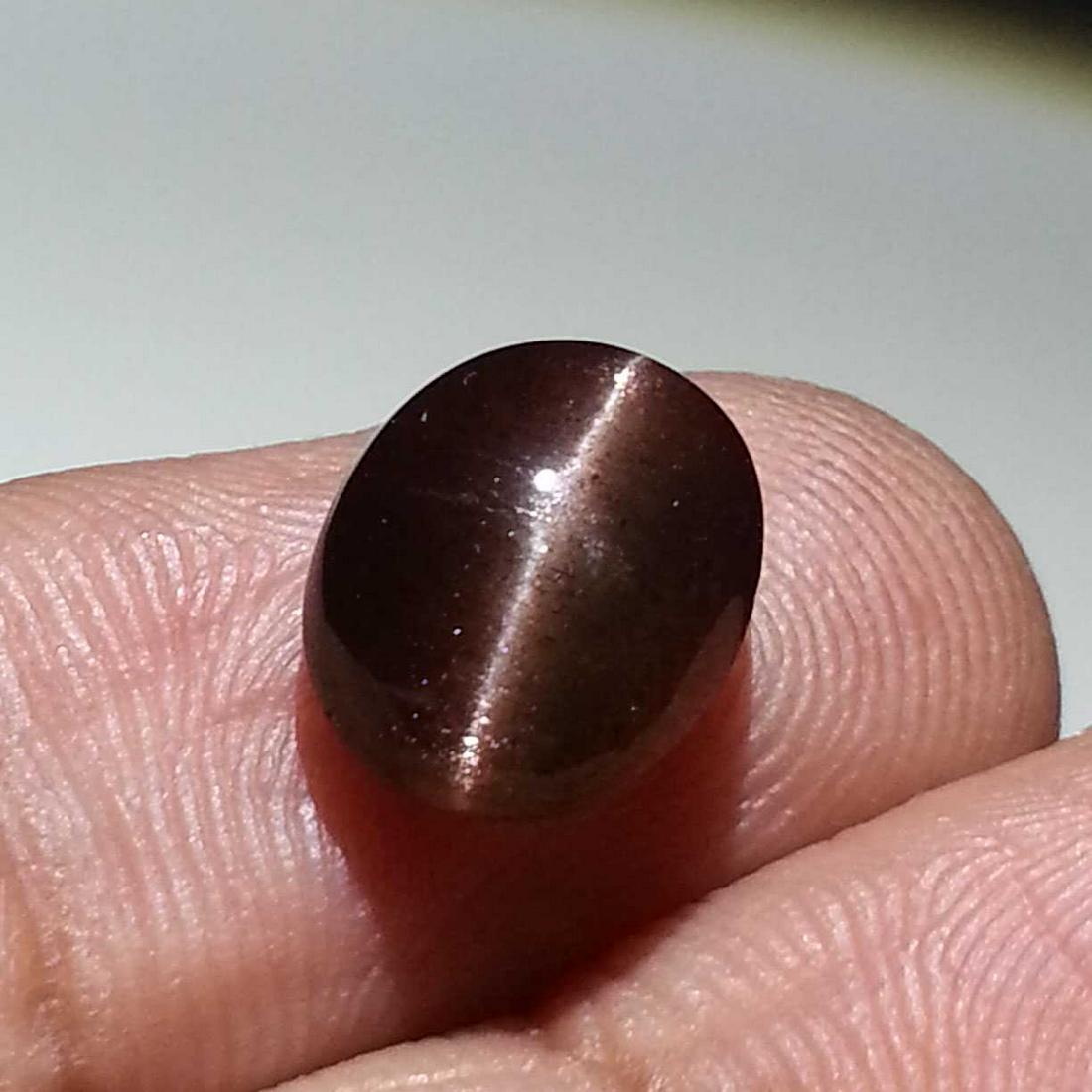 4.22 ct Natural Scapolite Cat's Eye: No Reserve! Title: 4.22 ct Natural Scapolite Cat's Eye Color/Clarity: Opaque Loosegemstone Carat Weights: 4.22 Size/Dimensions: 11.00 x 9.10 x 5.70 Oval - Africa Shipping: Worldwide: Flat-rate of $10.