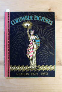 Columbia Pictures (1929-1930) US Movie Studio Exhibitor: Columbia Pictures (1929-1930) US Movie Studio Exhibitor Book (9.5" X 12") Columbia Exhibitor Book (Columbia, 1929-1930). Exhibitor Campaign Book (Multiple Pages, 9.5" X 12"). Absolutely breathtaking