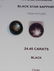 24.46 ct natural certified golden black star sapphire - 8