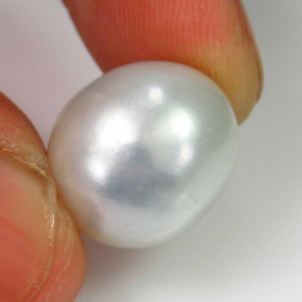 15.73 Ct Genuine Sea Water Pearl Round Ball Cab (1 of 2)