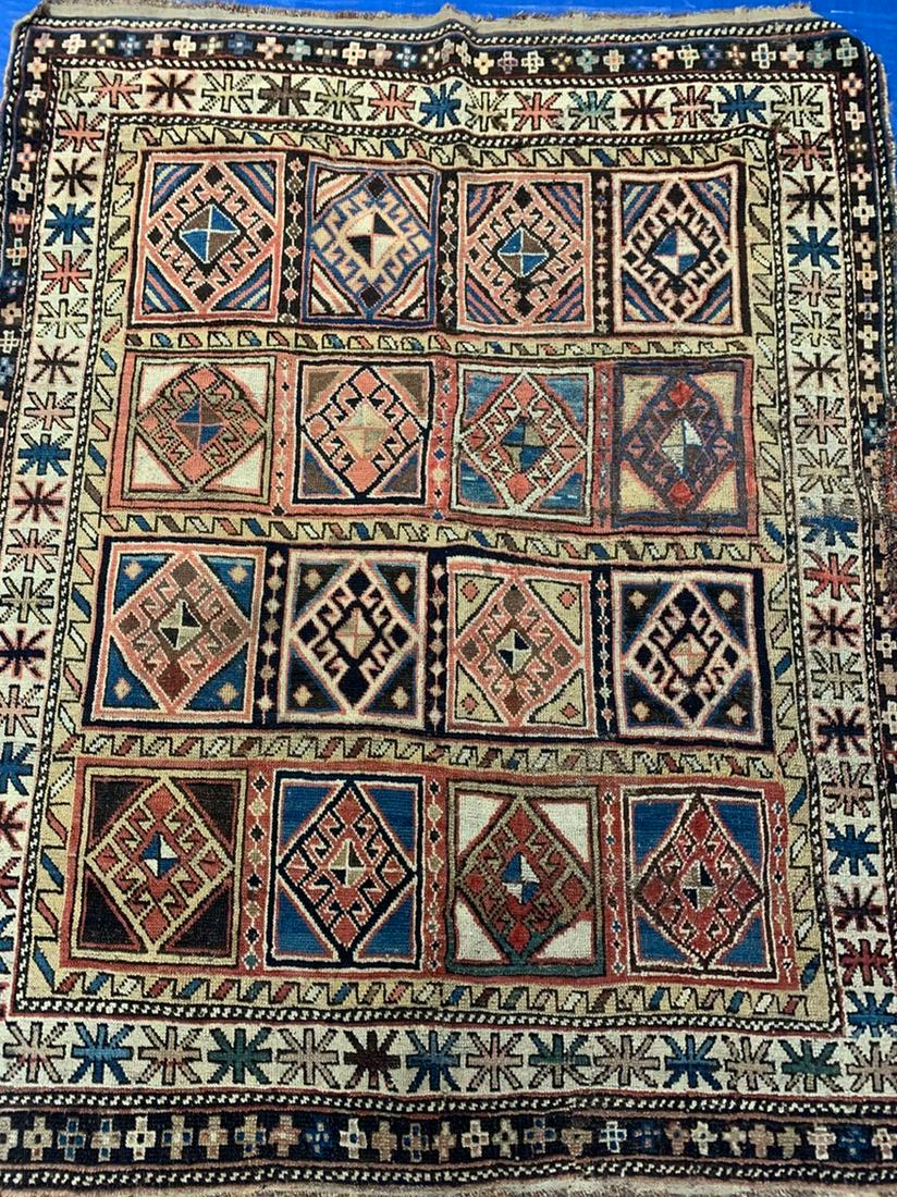 Antique Hand Woven Shirvan 4.7x3.8 (1 of 7)