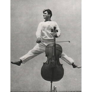 PIERRE BOUCHER - Maurice Baquet, 1938: Artist: PIERRE BOUCHER Print Title: Maurice Baquet, 1938 Maurice Louis Baquet (1911-2005) was a French actor and cellist. Medium: Sheet-fed Gravure Printing Date: 1980's Printed in France Image size a