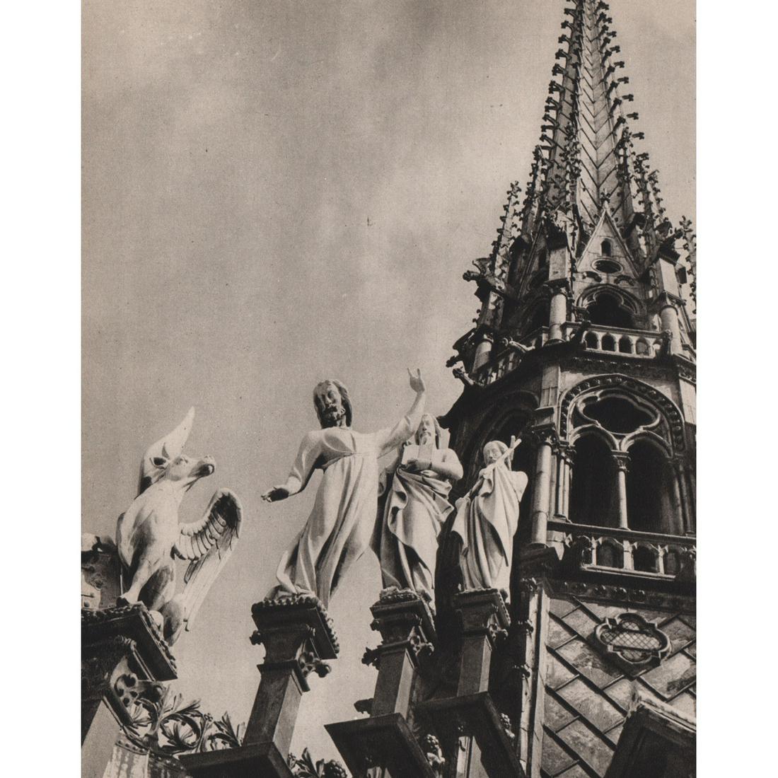 ROBERT DOISNEAU - Notre-Dame: Artist: ROBERT DOISNEAU Print Title: Notre-Dame Medium: Sheet-fed Gravure Printing Date: 1950's Printed in France Image Size approx: 8.75 x 6.75 inches Robert Doisneau (1912-1994) was a French photogr