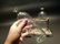 Pharmacy Apothecary Stand w 2 Glass Bottles - 2