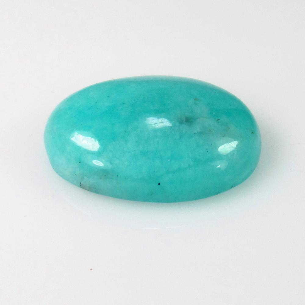 13.07 Ct Genuine Amazonite Oval Cab (1 of 2)