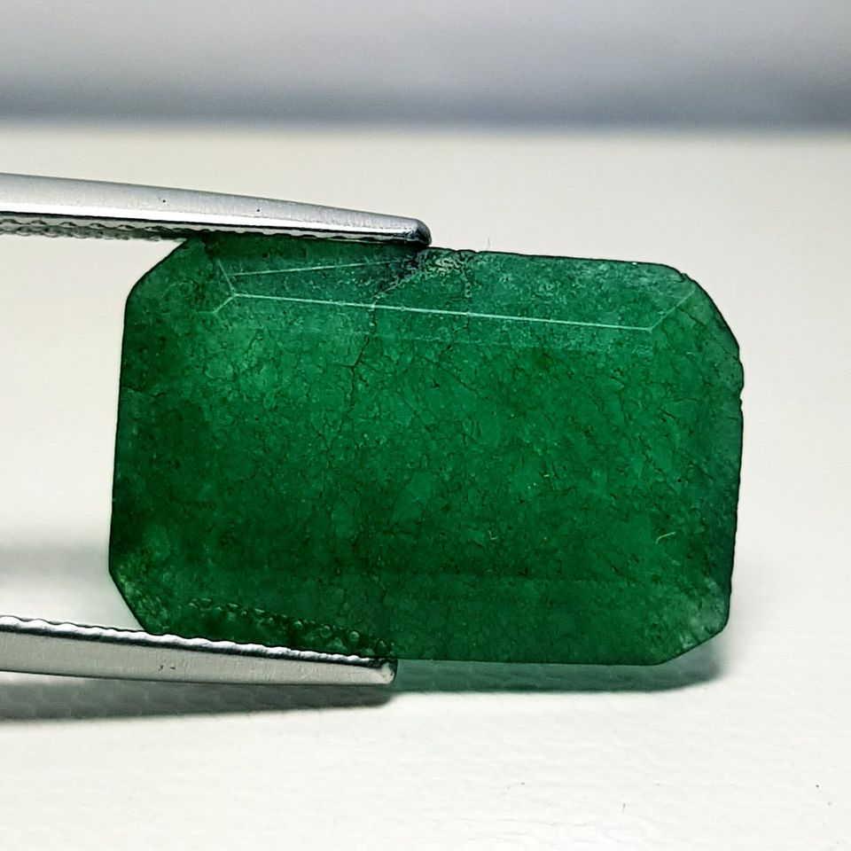 Natural Emerald Octagon Cut 10.85 ct (1 of 6)