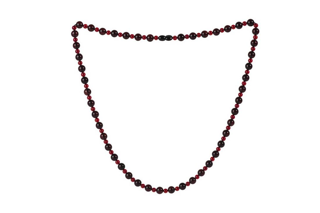 Baltic and Ruby Amber Necklace (1 of 2)