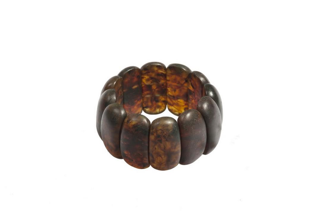 Caribbean Green Amber Bracelet (1 of 1)