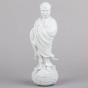 Herend Tamo Bodhidharma Figurine from Blanc de Chine: Herend Tamo Bodhidharma Figurine from Blanc de Chine Series Manufacturer: Herend Porcelain Manufactory (Hungary) Quality: Handmade, 1st class Pattern: White glazed figurine Condition: 