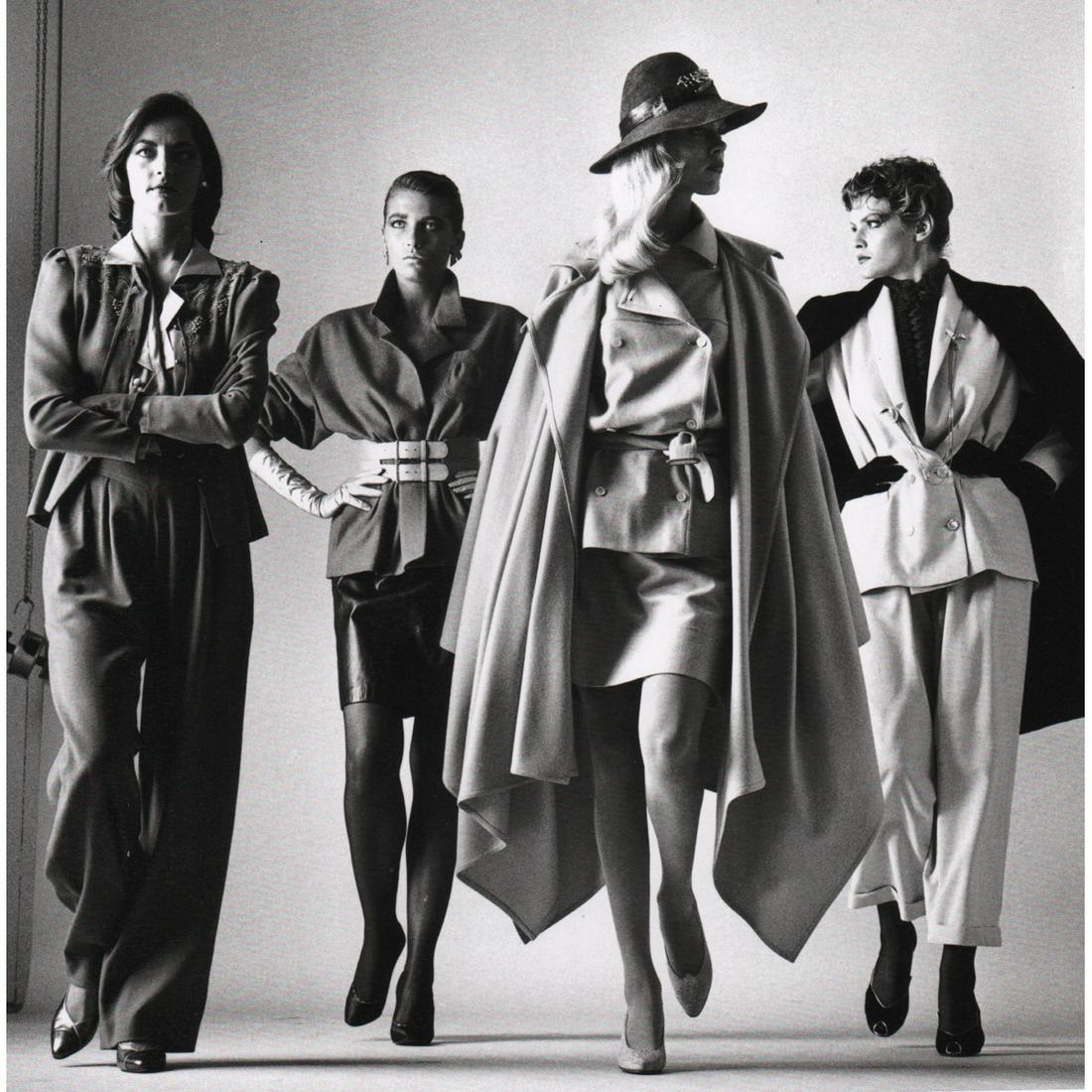 HELMUT NEWTON - Sie kommen, dressed, French Vogue: Artist: HELMUT NEWTON Print Title: Sie kommen, dressed, French Vogue, 1981 Medium: Photo-Lithograph Printing Date: 2000's Printed in Germany Image size approx: 9.75 x 9.5 inches Helmut Newton (1920-20