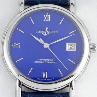 Ulysse Nardin - San Marco - Ref: 133-77-9 - Men -: Brand: Ulysse Nardin Model: San Marco Reference Number: Ref: 133-77-9 Gender: Men Period: 2011-present Movement: Automatic Case material: Steel Type: Analogue wristwatch Shipped Insured: Yes 