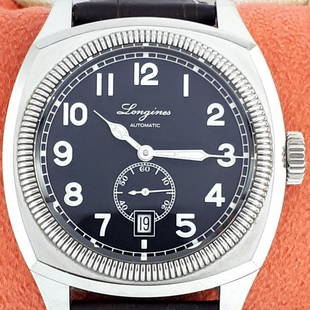 Longines - Heritage 1935 - L2.794.4 - Men -: Brand: Longines Model: Heritage 1935 Reference Number: L2.794.4 Gender: Men Period: 2011-present Movement: Automatic Case material: Steel Extras: Box, Documents Type: Analogue wristwatch 