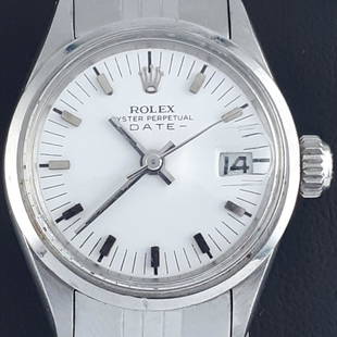 Rolex - Date - Ref: 6516 - Women - 1970-1979: Brand: Rolex Model: Date oyster perpetual Reference Number: Ref: 6516 Gender: Women Period: 1970-1979 Movement: Automatic Case material: Steel Type: Analogue wristwatch Shipped Insured: Yes 