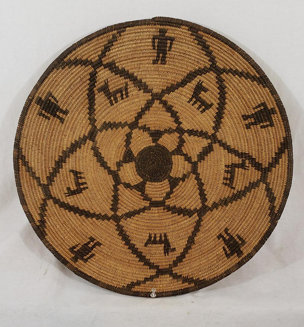 Fine, Large Apache Figural Basket With Humans And (1 of 7)
