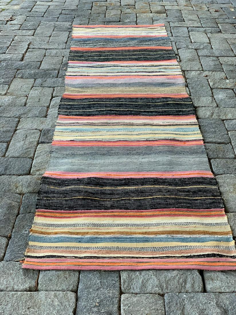 c. 1940 (unused) Rag Carpet Strip, Quebec (1 of 4)