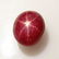 5.44 Ctw Natural Six Line Red Star Ruby Oval Cab