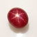 5.44 Ctw Natural Six Line Red Star Ruby Oval Cab - 2