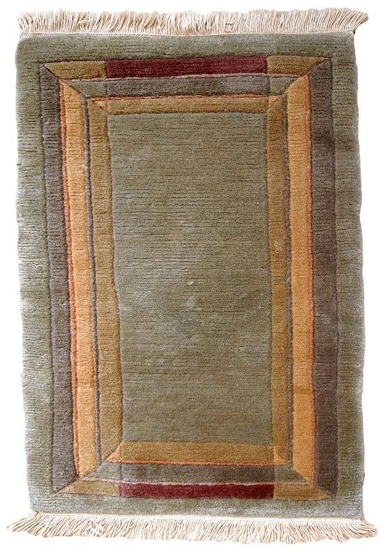 Handmade vintage Tibetan Khaden rug 1.8' x 2.9' (56cm x (1 of 1)