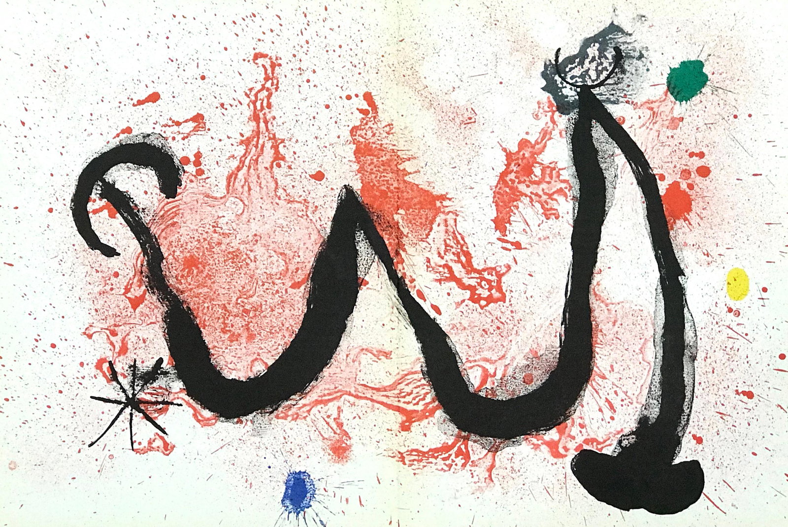Joan Miro original lithograph, 1963 (1 of 1)