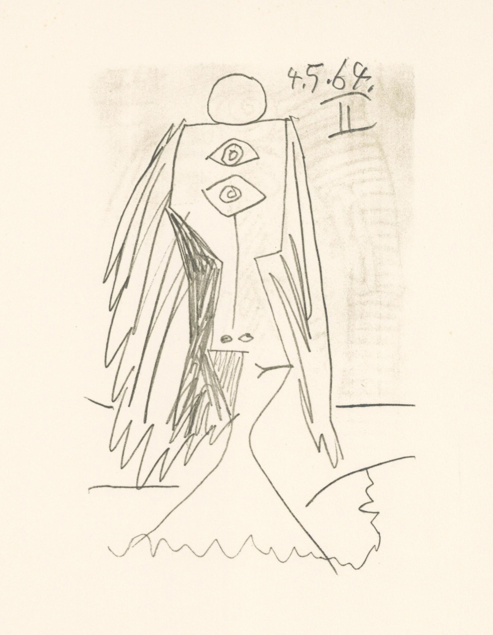 Pablo Picasso lithograph "Le Gout du Bonheur" (1 of 1)