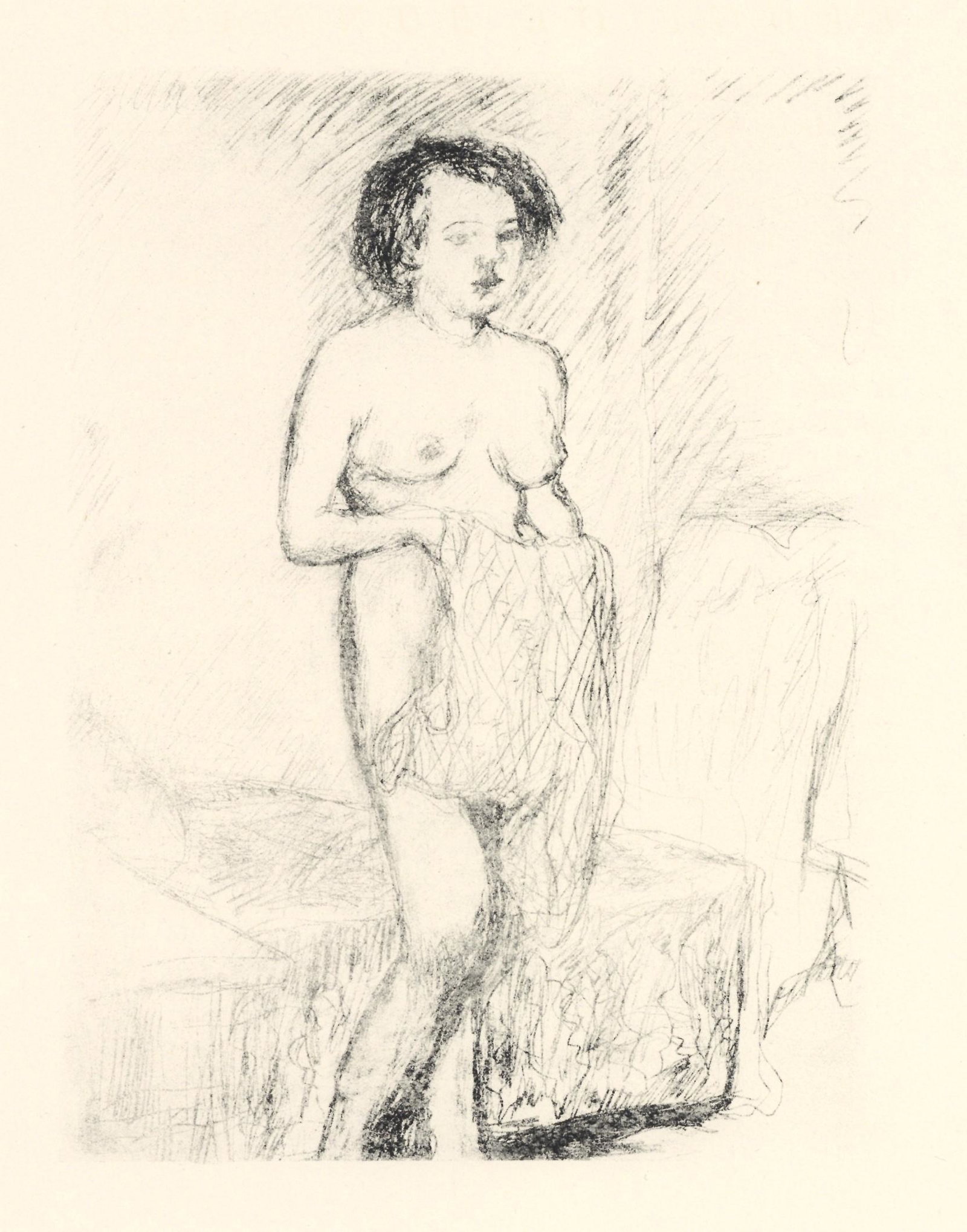 Pierre Bonnard "La chemise" original lithograph (1 of 1)