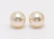 18 kt. Yellow Gold - 8.5x9mm Akoya Pearls - Earrings - 7