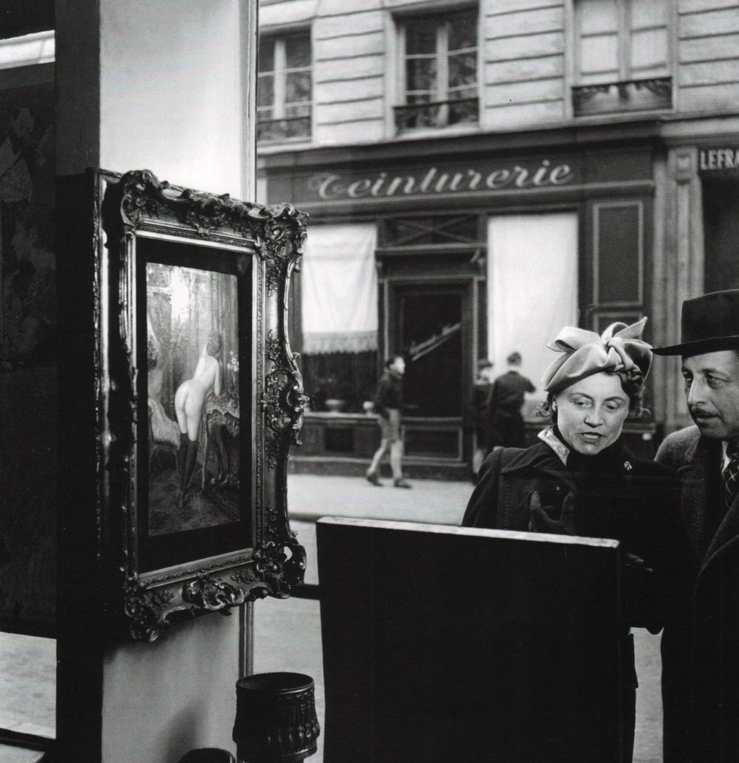 ROBERT DOISNEAU - Oblique Look, 1948: Artist: ROBERT DOISNEAU - Print Title: Oblique Look, 1948 Printing Date: 2000’s Medium: Photo-lithograph Printed in: Italy Image Size approx.: 10.5 x 10” Robert Doisneau (1912 – 1994), was a Fre