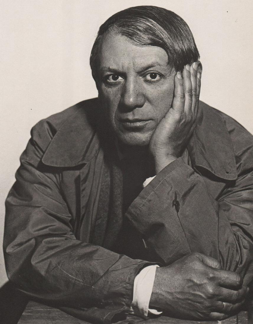 MAN RAY - Pablo Picasso,1932: Artist: MAN RAY Print Title: Pablo Picasso,1932 Medium: PhotoLitho Printed Printed 1980’s in Japan Image size (inches) approx. 8 x 6” Man Ray was an American visual artist who spent most of his ca