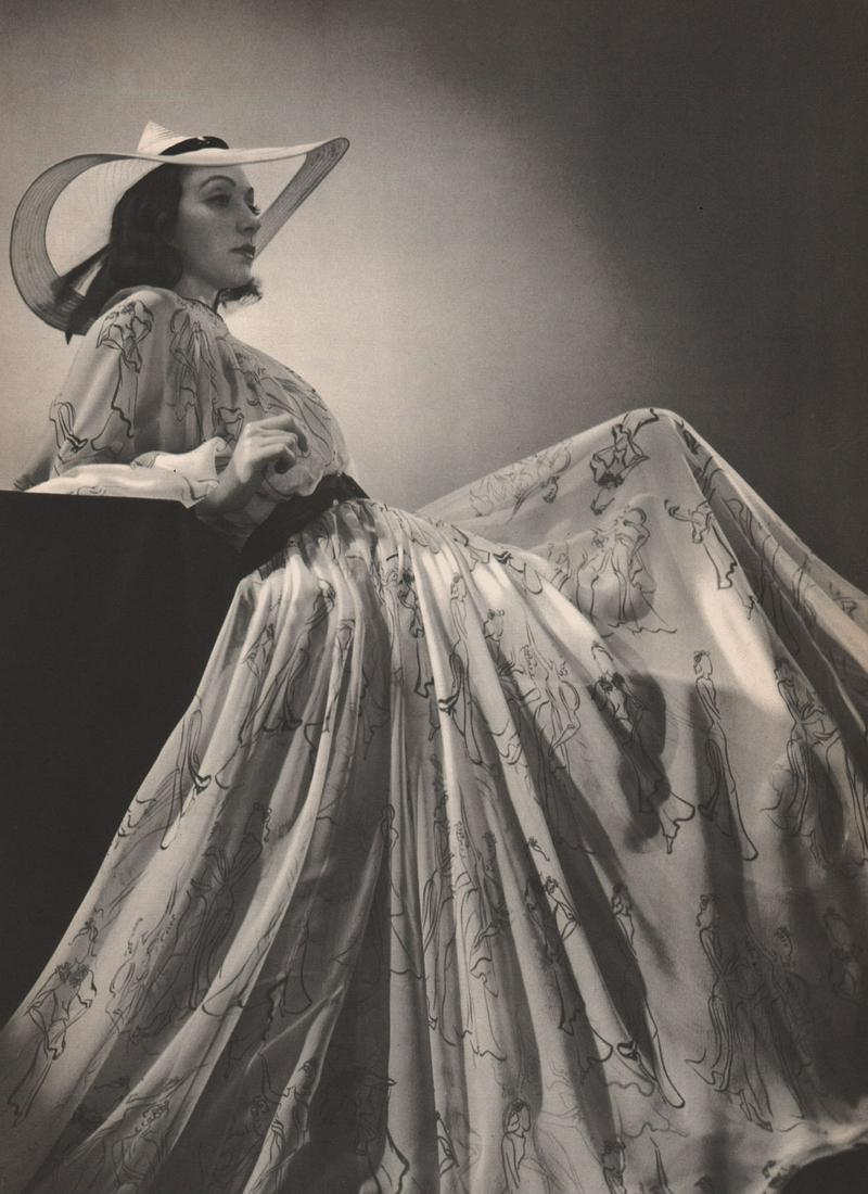 GEORGE PLATT LYNES - Harpers Bazaar fashion: Artist: GEORGE PLATT LYNES Print Title: Harpers Bazaar fashion Medium:Photoengraving Printed in: The USA, 1930’s Image Size: approx. 10.5 x 8” George Platt Lynes 1907-1955).was an American fashion