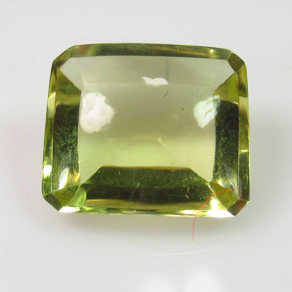 13.87 Ct Natural Lemon Quartz Octagon Cut: No Reserve! Title: 13.87 Ct Natural Lemon Quartz Octagon Cut Stone Clarity: VVS Loose Gemstone: Natuarl Lemon Quartz Carat Weights: 13.87 Size/Dimensions: 16.20 x 14.00 x 8.70 mm Top Quality Luster / 