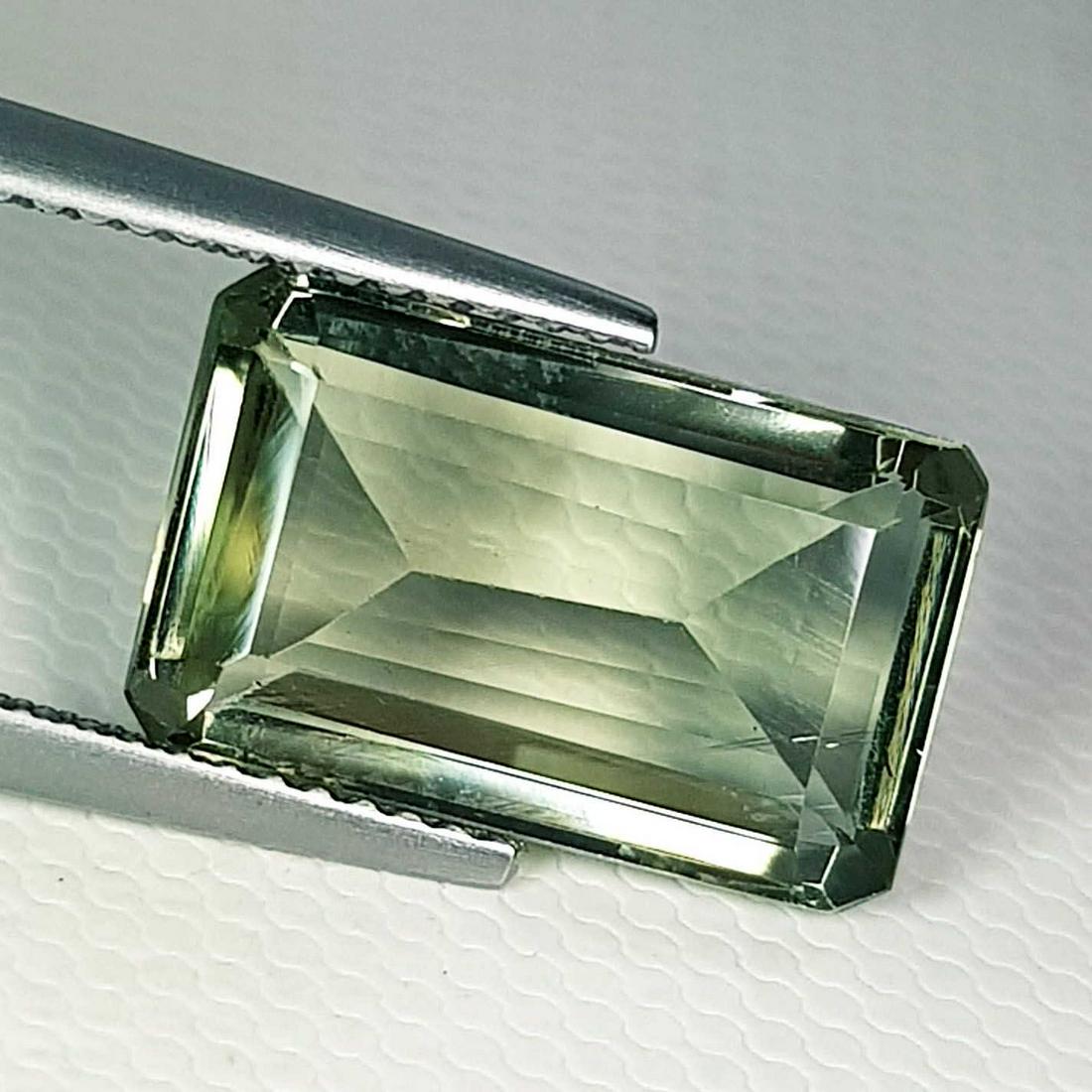 Natural Green Amethyst Emerald Cut 5.66 ct (1 of 5)