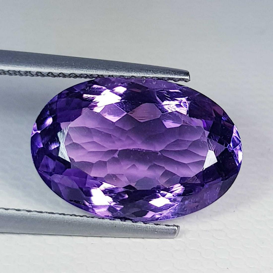 Natural Amethyst Oval Cut 8.15 ct: No Reserve! Title: Natural Amethyst Oval Cut 8.15 ct Color/Clarity: IF - VVS Gemstones: Loosegemstone Carat Weights: $8 Size/Dimensions: 16.60 x 11.30 x 7.10 Additional Information: Oval - Brazil Ship