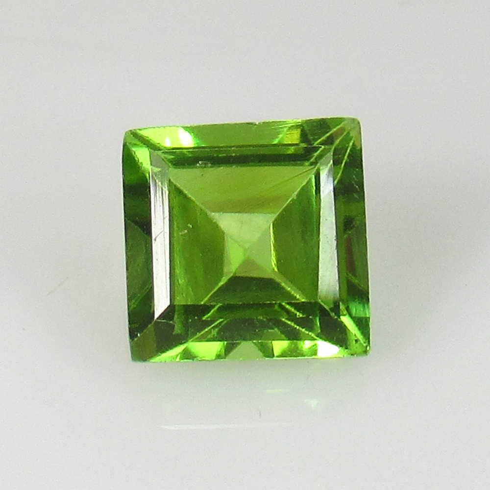 1.74 Ctw Natural Pakistan Peridot Square Cut: No Reserve! Title: 1.74 Ctw Natural Pakistan Peridot Square Cut Stone Clarity: VVS Loose Gemstone: Peridot Carat Weights: 1.74 Size/Dimensions: 6.80 x 6.80 x 4.50 mm Top Class Luster / Excellent Squar