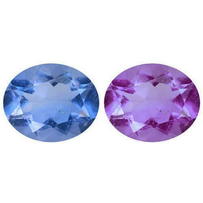 Blue color change fluorite-4.42 ct (1 of 2)