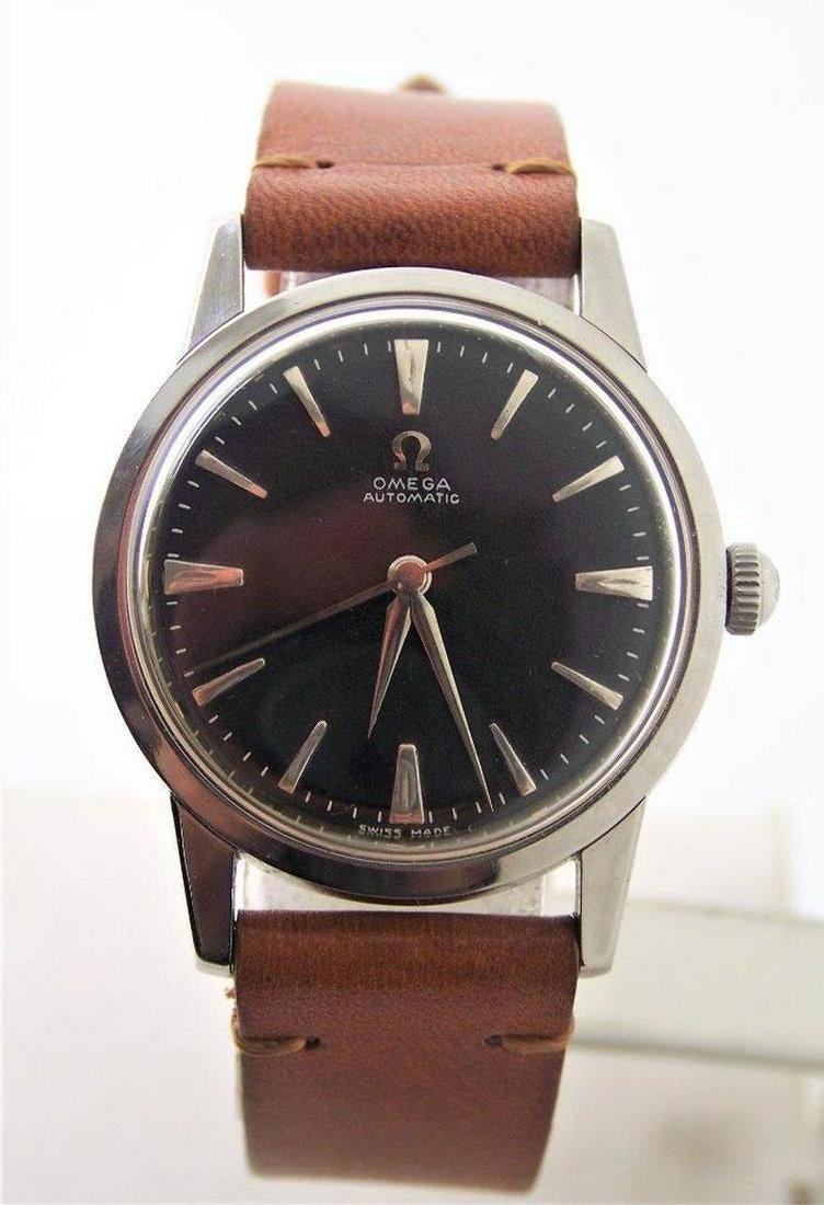 Vintage S/Steel OMEGA Automatic Watch 1950s 14773-1: Vintage S/Steel OMEGA SEAMASTER De VILLE Automatic Watch 1950s Cal.470 14773-1* SERVICED? in Excellent Condition This Mens Omega watch is Swiss made.. Great present for yourself or someone you love as