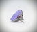 Sz 7 Fawn Engraved Violet Jade Ring w Rubies, Spinel & - 2