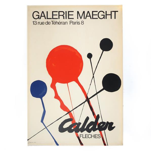 Alexander Calder Exhibition Poster, Galerie Maeght (1 of 7)