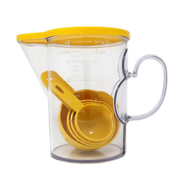 Yellow Dansk Measuring Pitcher and Measuring Cups (1 of 8)