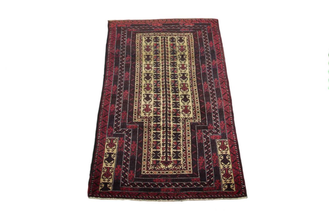 3 x 5 Vintage Handmade Baluch Rug (1 of 8)